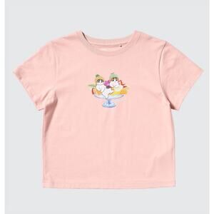 Uniqlo x Mofusand Fruits Paradise UT Graphic T-Shirt in Fruit Platter Pink XS